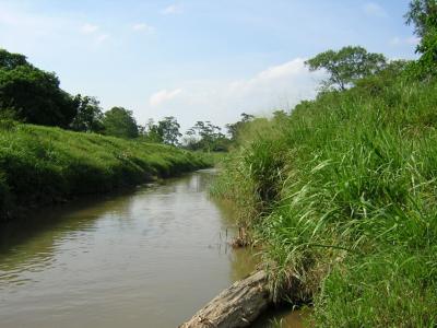 Existing river condition