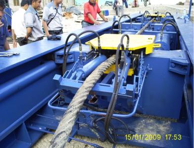 Winch in action