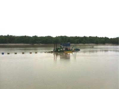 Dredging using cutter suction dredger