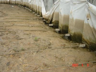 Sheetpiling work and tie-back system